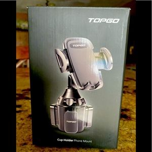 Phone mount cup holder